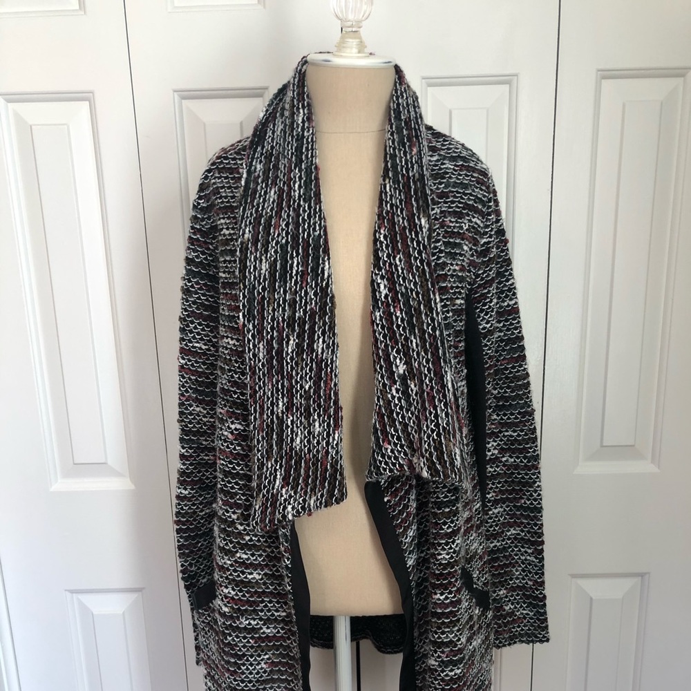 Nell Long Multi-Color Cardigan, Size L